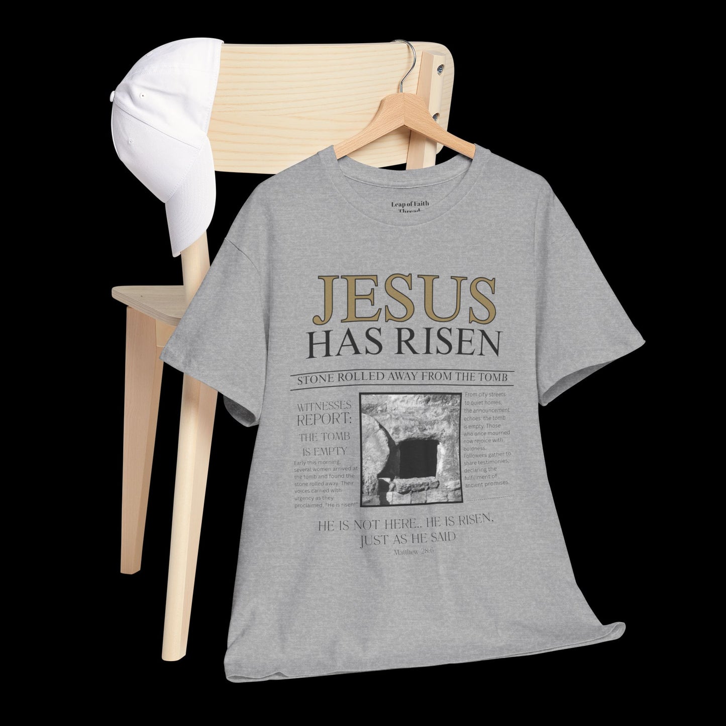 He Has Risen - Newspaper Unisex Tee