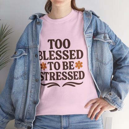 Too Blessed to Be Stressed Unisex T-Shirt