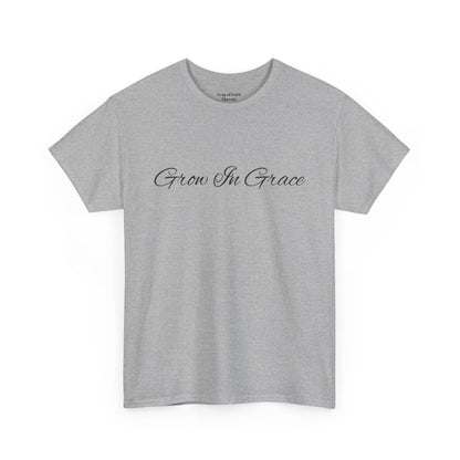 Grow in Grace Floral Scripture Tee – 2 Peter 3:18
