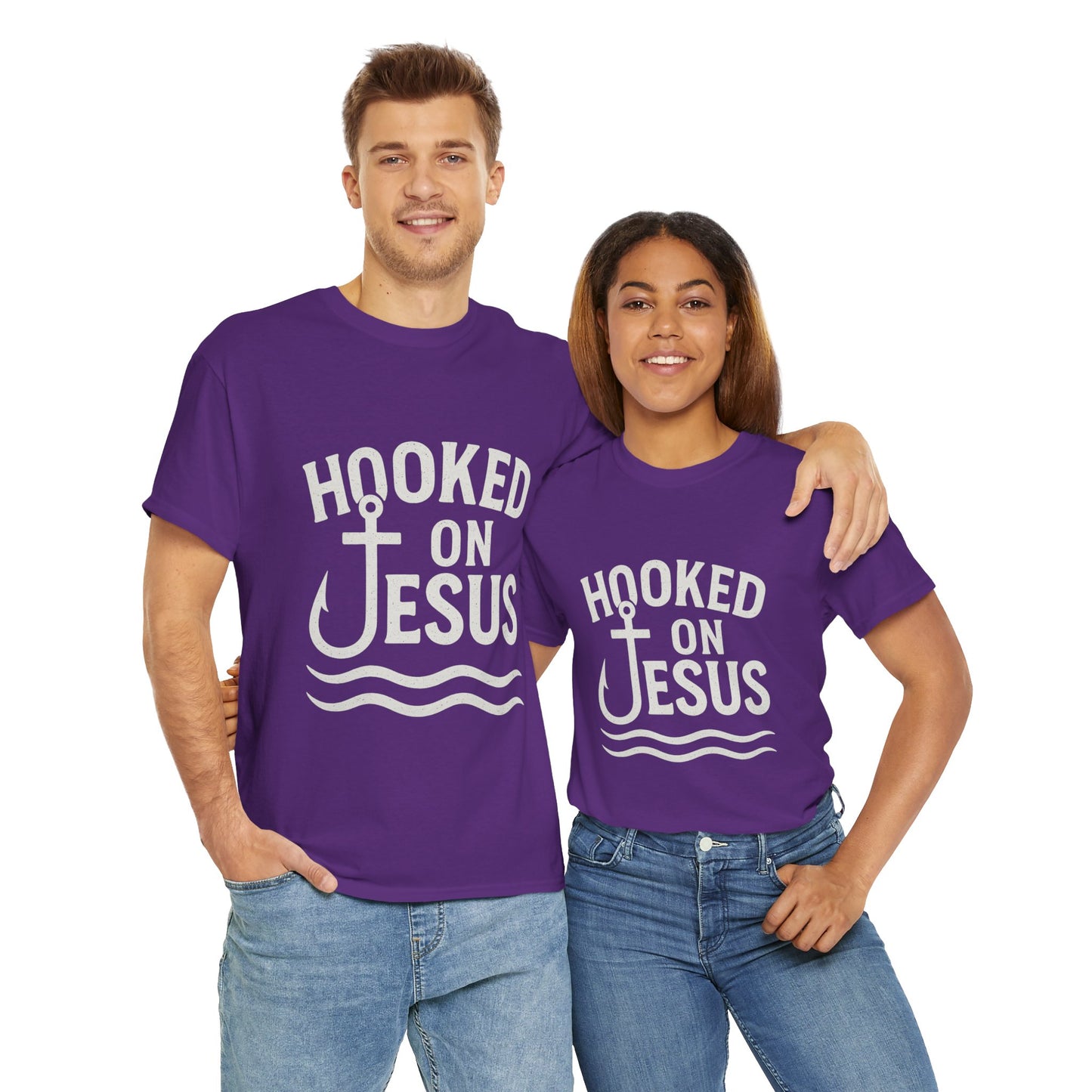 Hooked on Jesus Unisex Tee