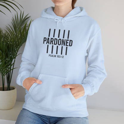Pardoned Unisex Hoodie Psalm 100:12