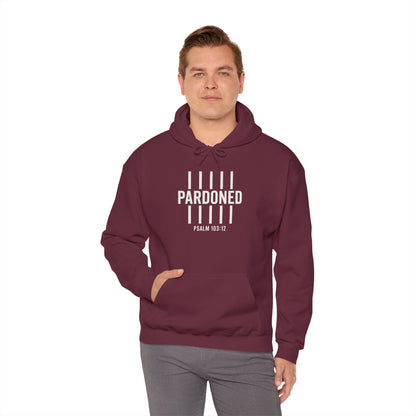 Pardoned Unisex Hoodie Psalm 100:12