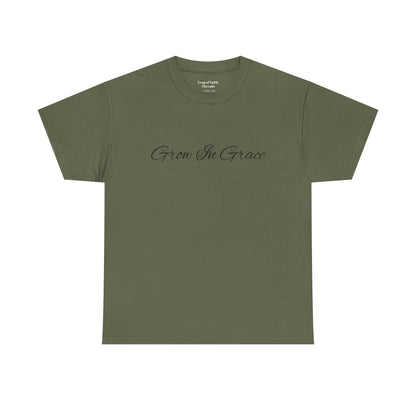 Grow in Grace Floral Scripture Tee – 2 Peter 3:18