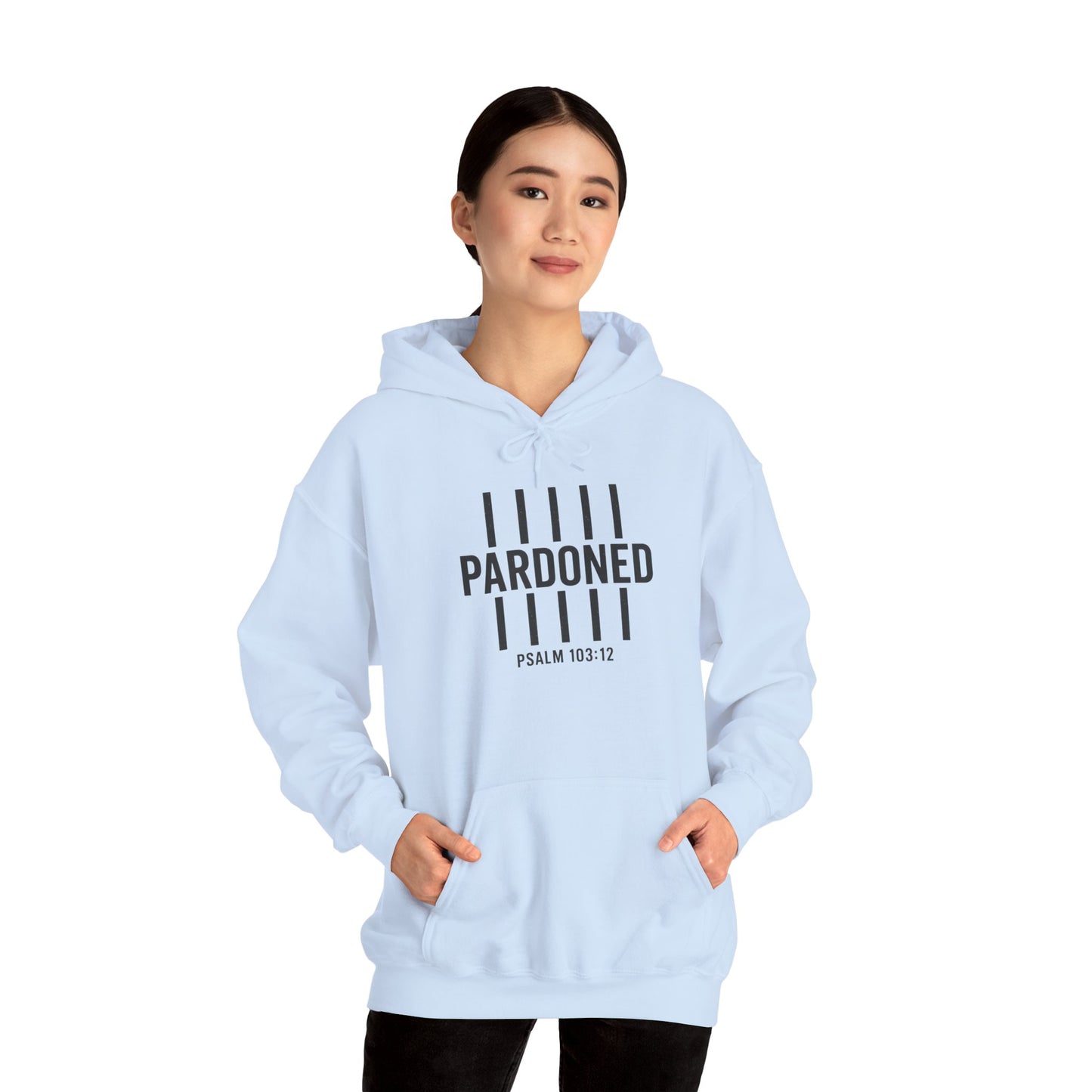Pardoned Unisex Hoodie Psalm 100:12