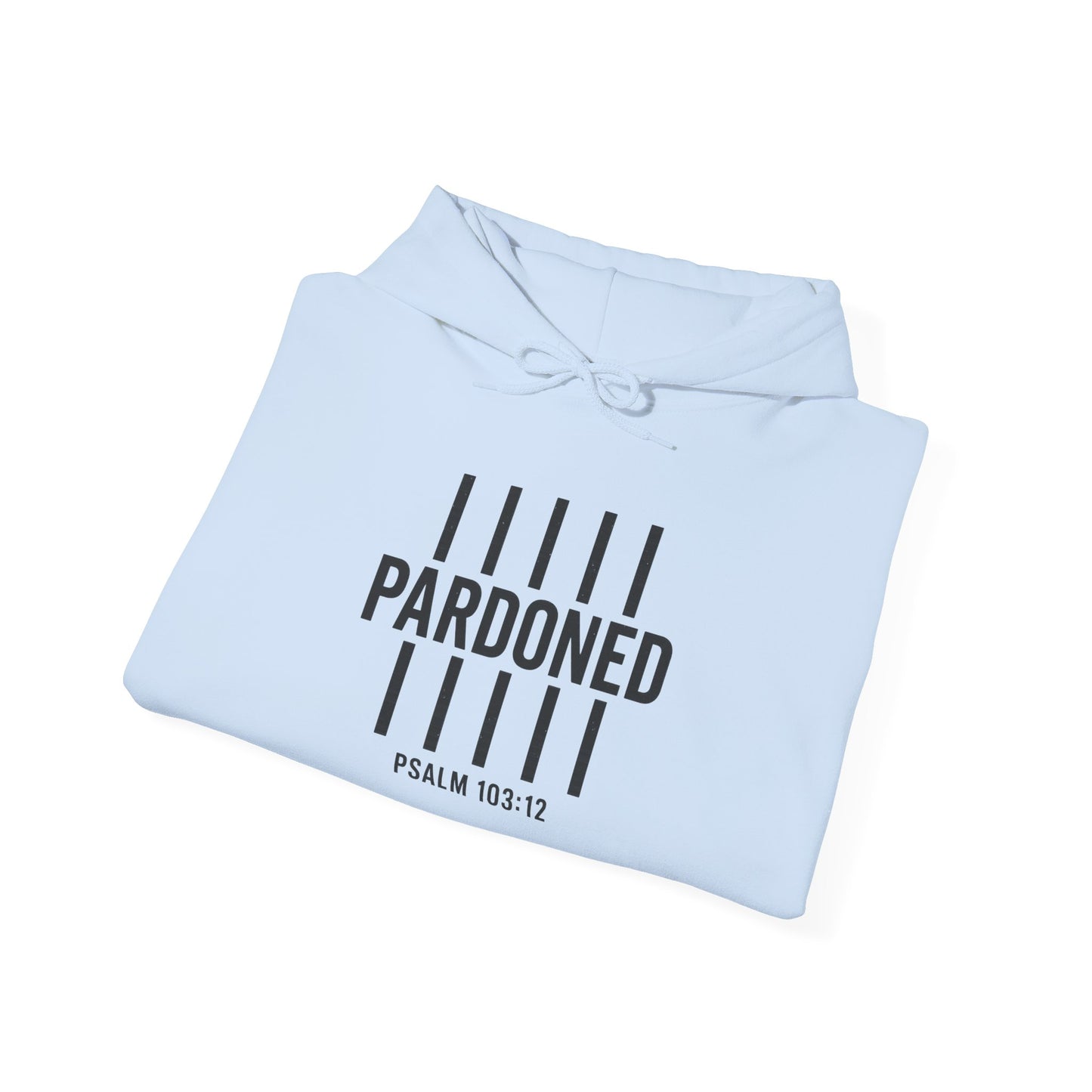 Pardoned Unisex Hoodie Psalm 100:12