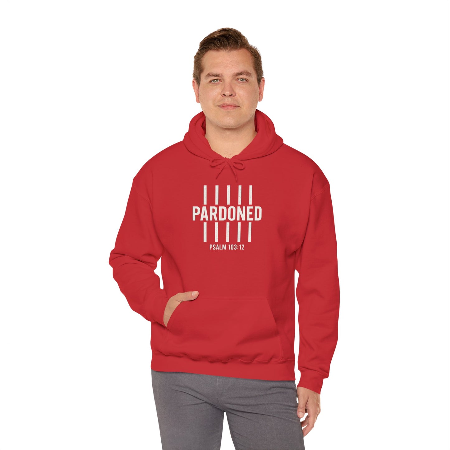 Pardoned Unisex Hoodie Psalm 100:12