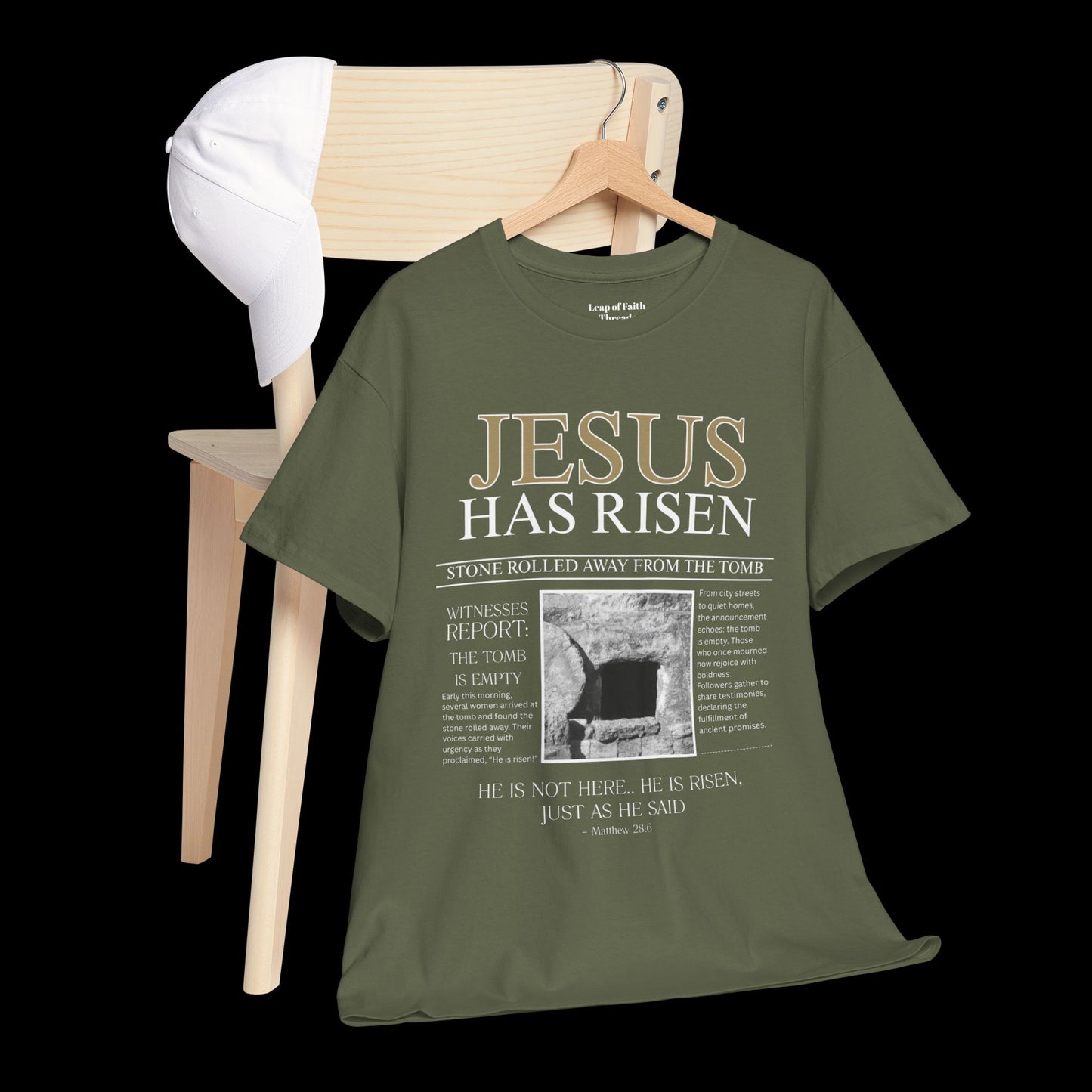 He Has Risen - Newspaper Unisex Tee