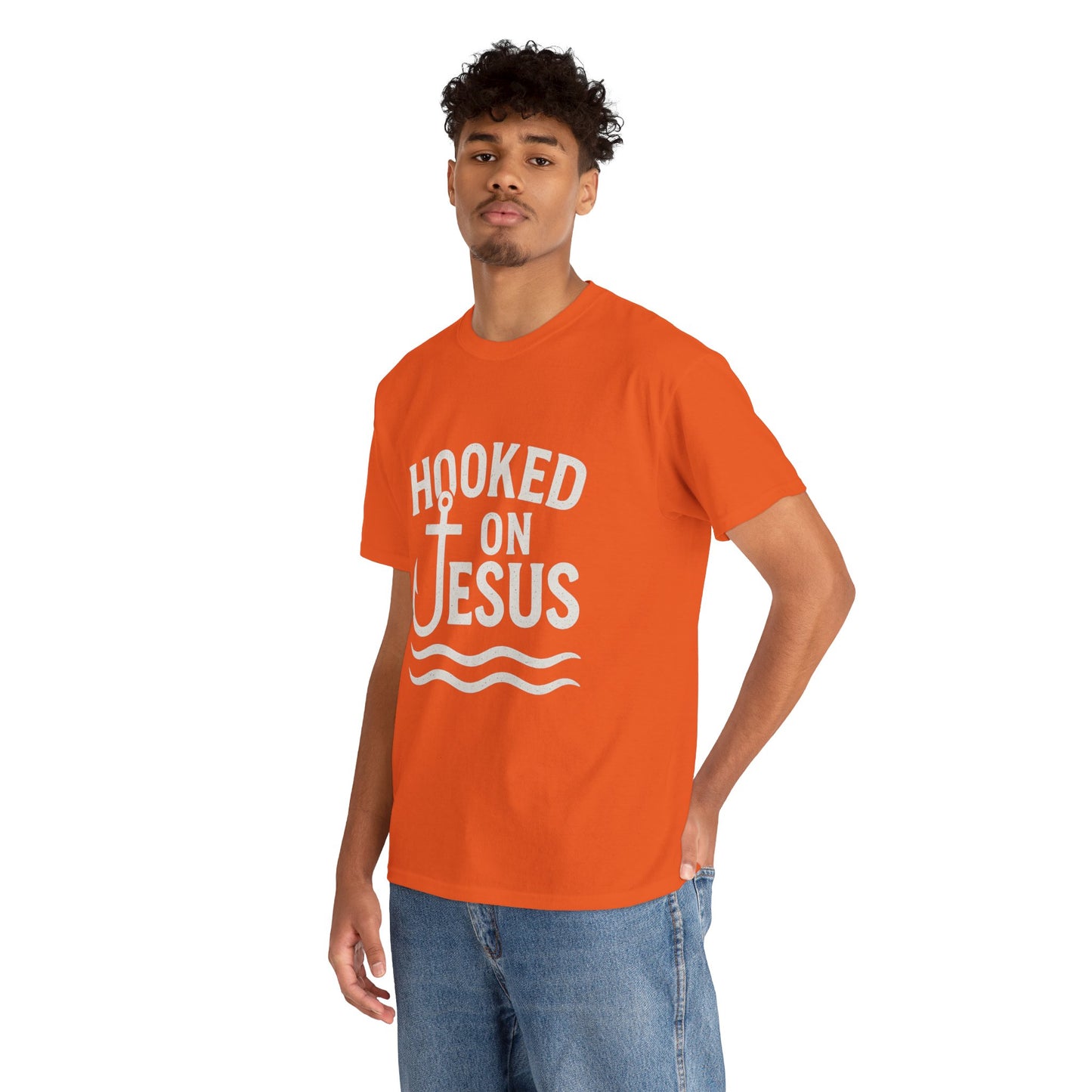 Hooked on Jesus Unisex Tee