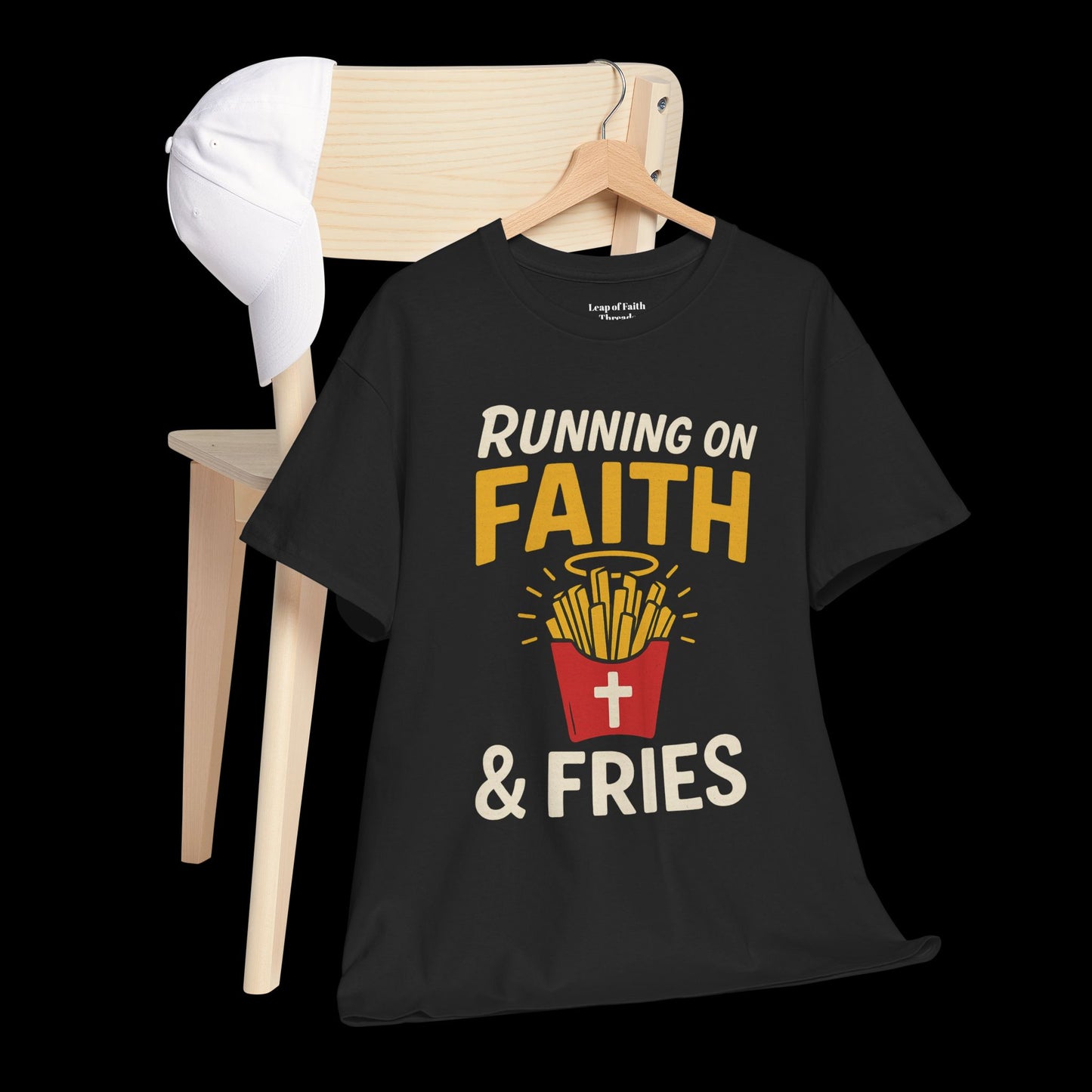 Running on Faith and fries T Shirt