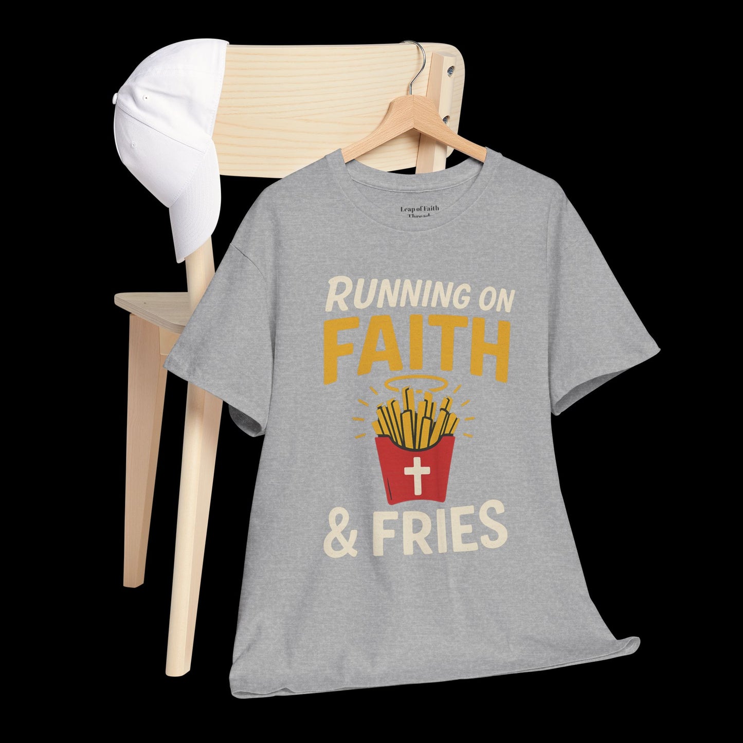 Running on Faith and fries T Shirt