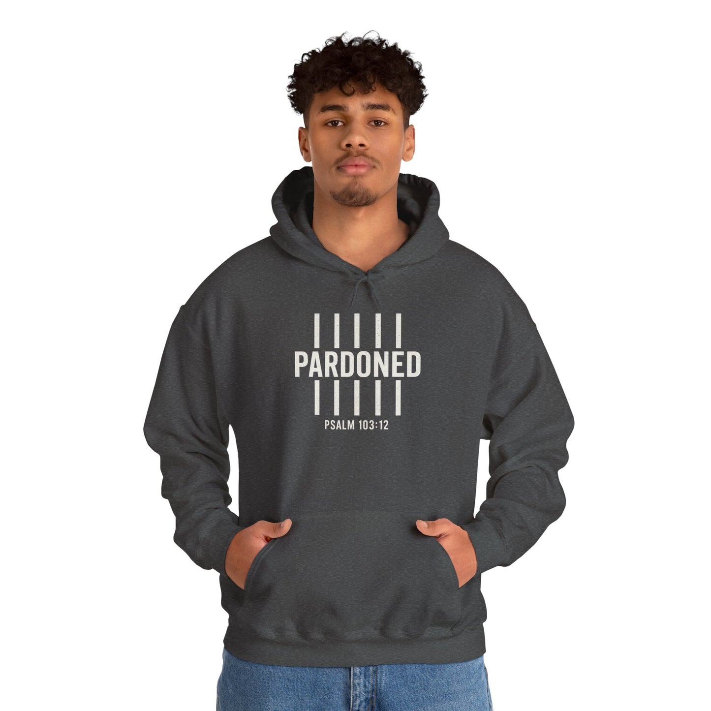 Pardoned Unisex Hoodie Psalm 100:12