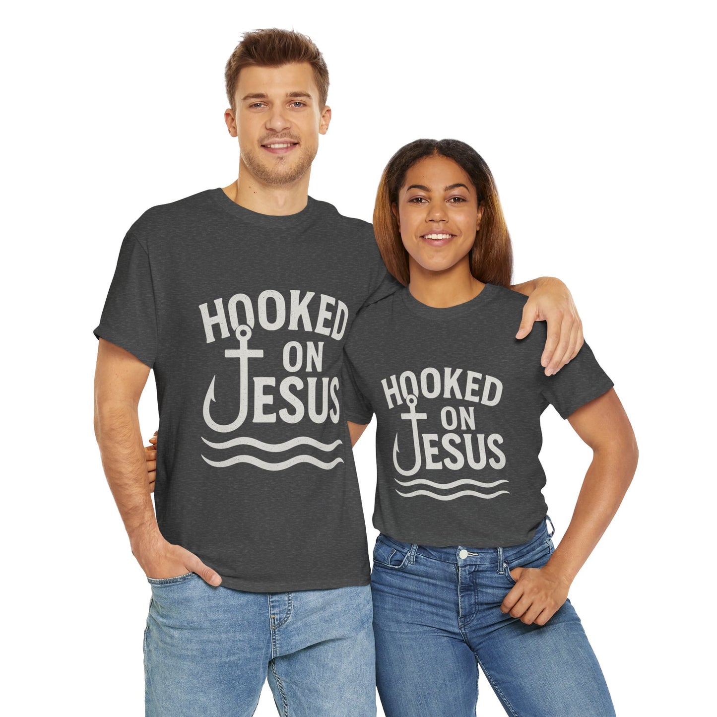Hooked on Jesus Unisex Tee