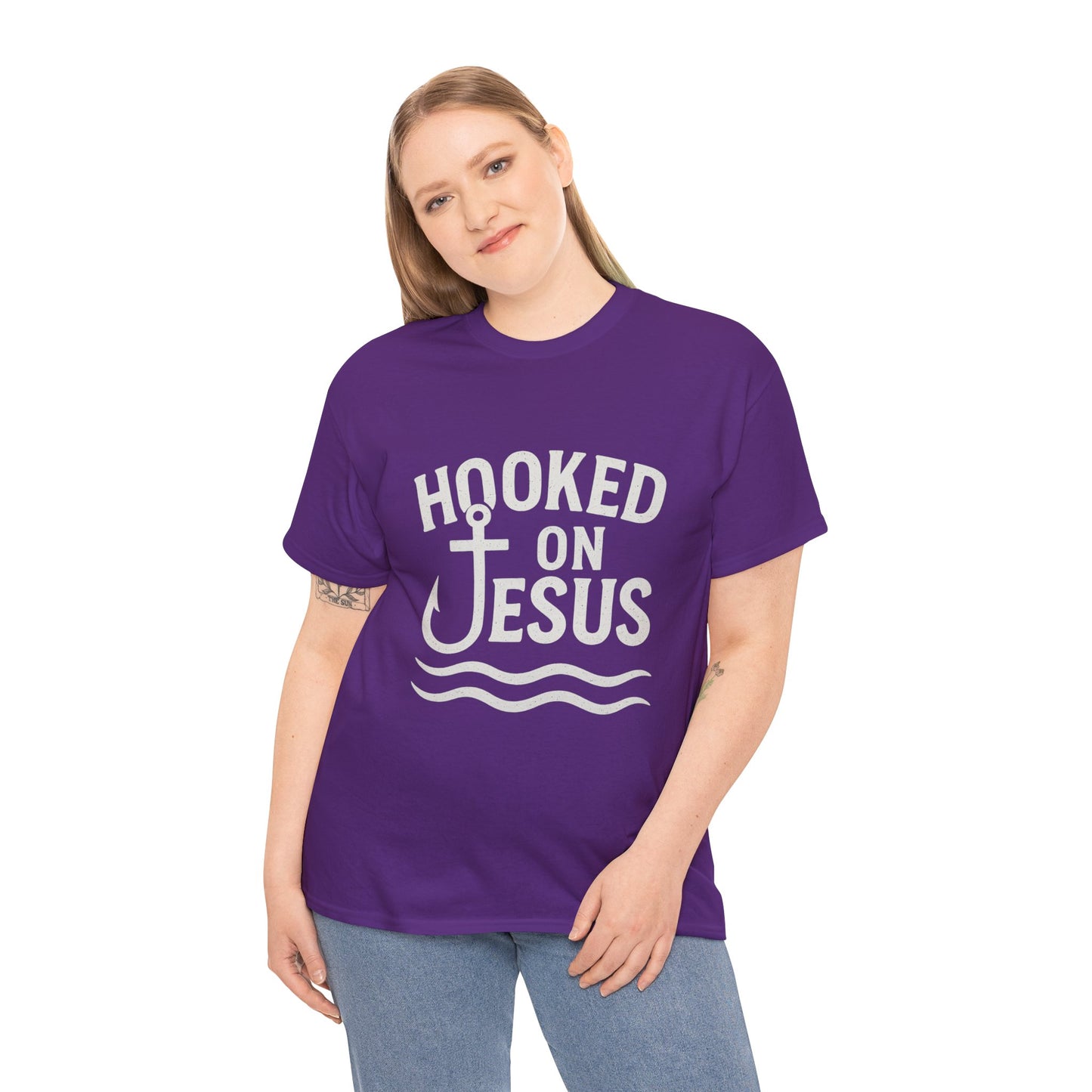 Hooked on Jesus Unisex Tee