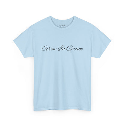 Grow in Grace Floral Scripture Tee – 2 Peter 3:18