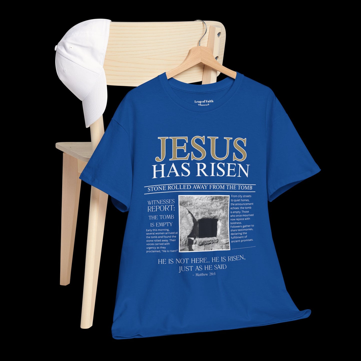 He Has Risen - Newspaper Unisex Tee