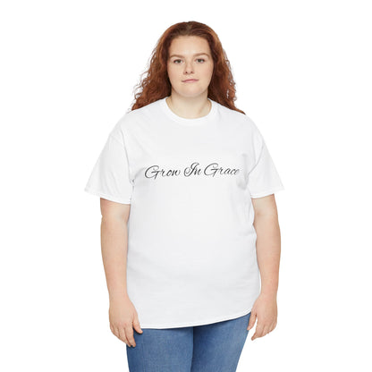 Grow in Grace Floral Scripture Tee – 2 Peter 3:18