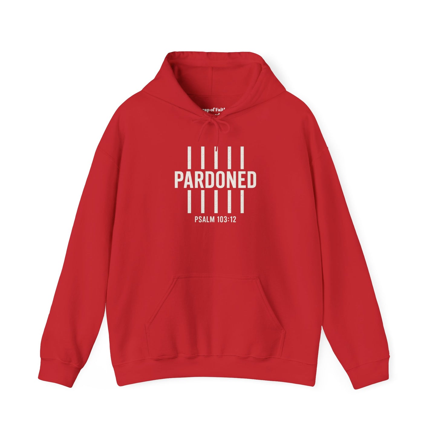 Pardoned Unisex Hoodie Psalm 100:12