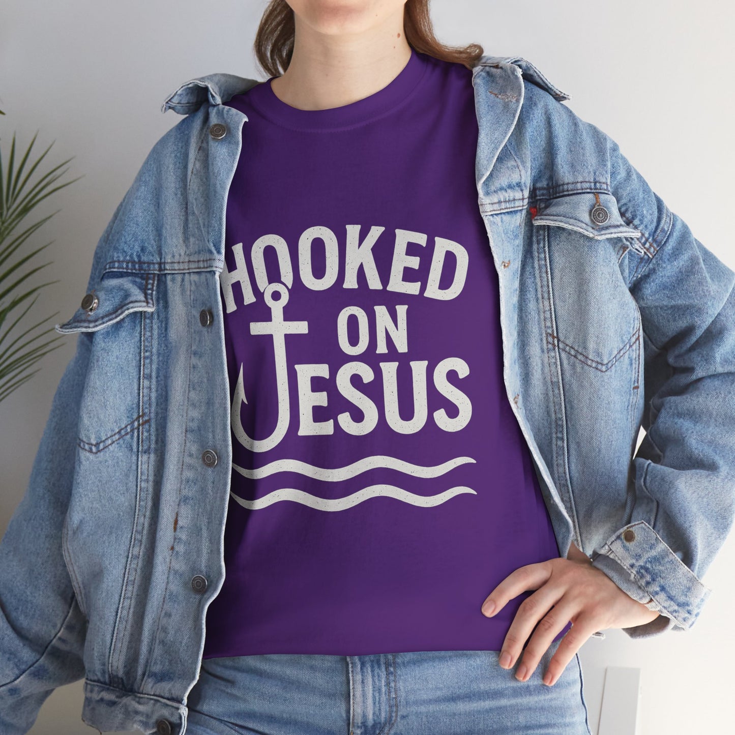 Hooked on Jesus Unisex Tee