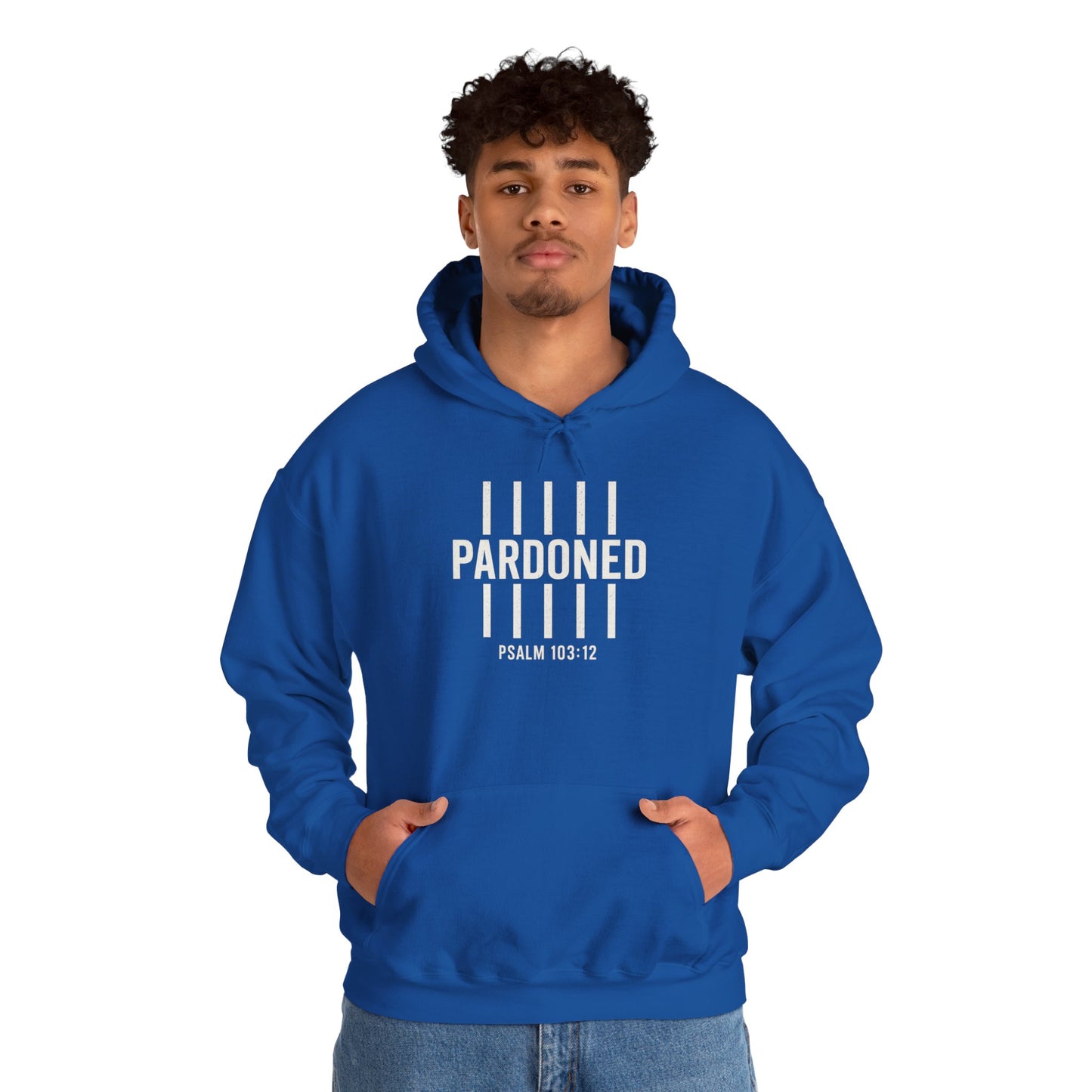 Pardoned Unisex Hoodie Psalm 100:12