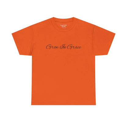 Grow in Grace Floral Scripture Tee – 2 Peter 3:18