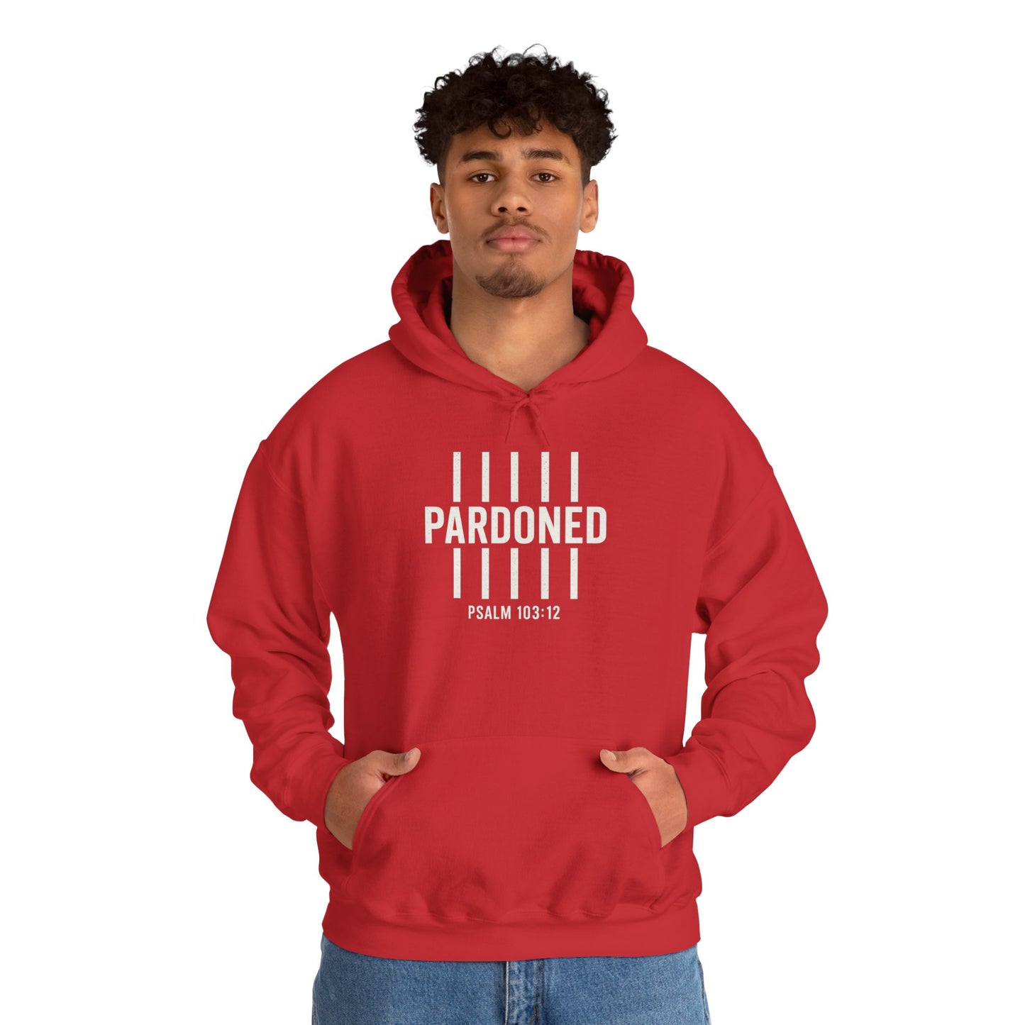 Pardoned Unisex Hoodie Psalm 100:12