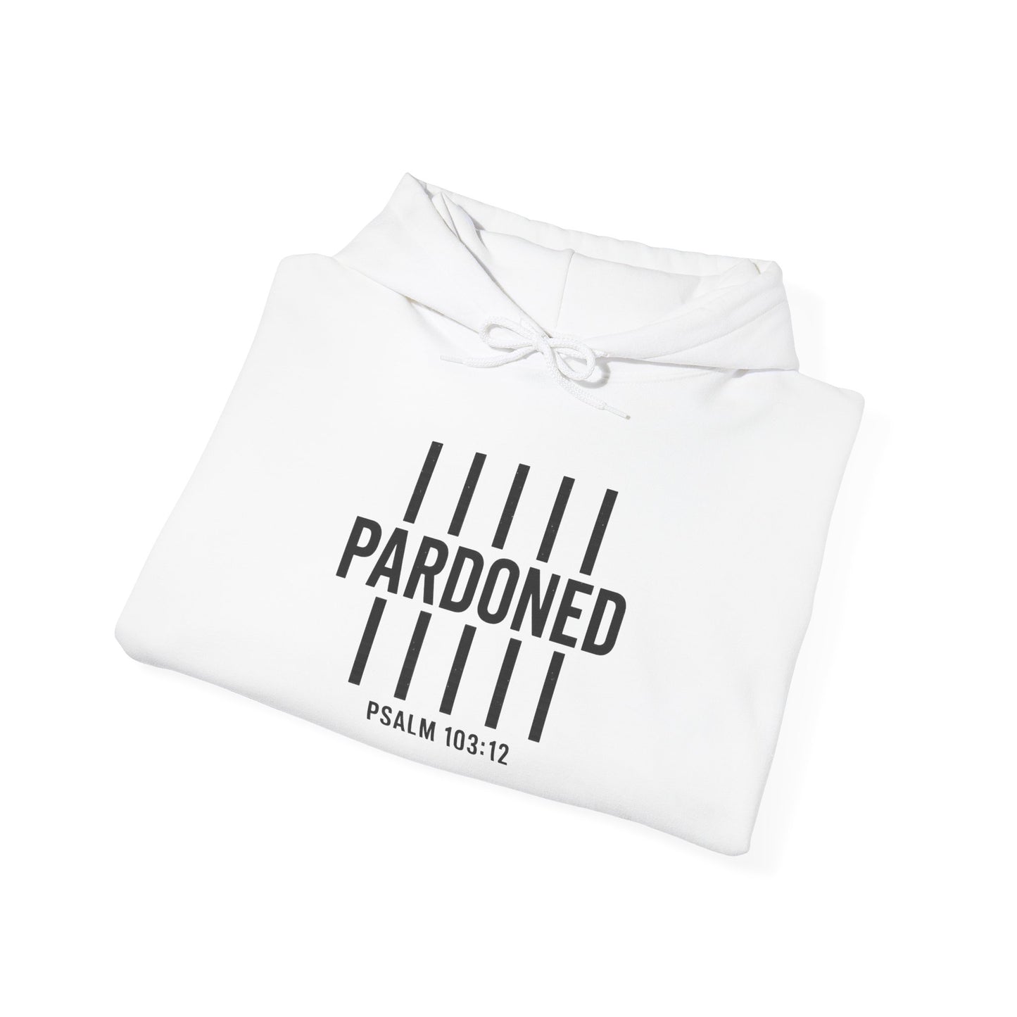 Pardoned Unisex Hoodie Psalm 100:12