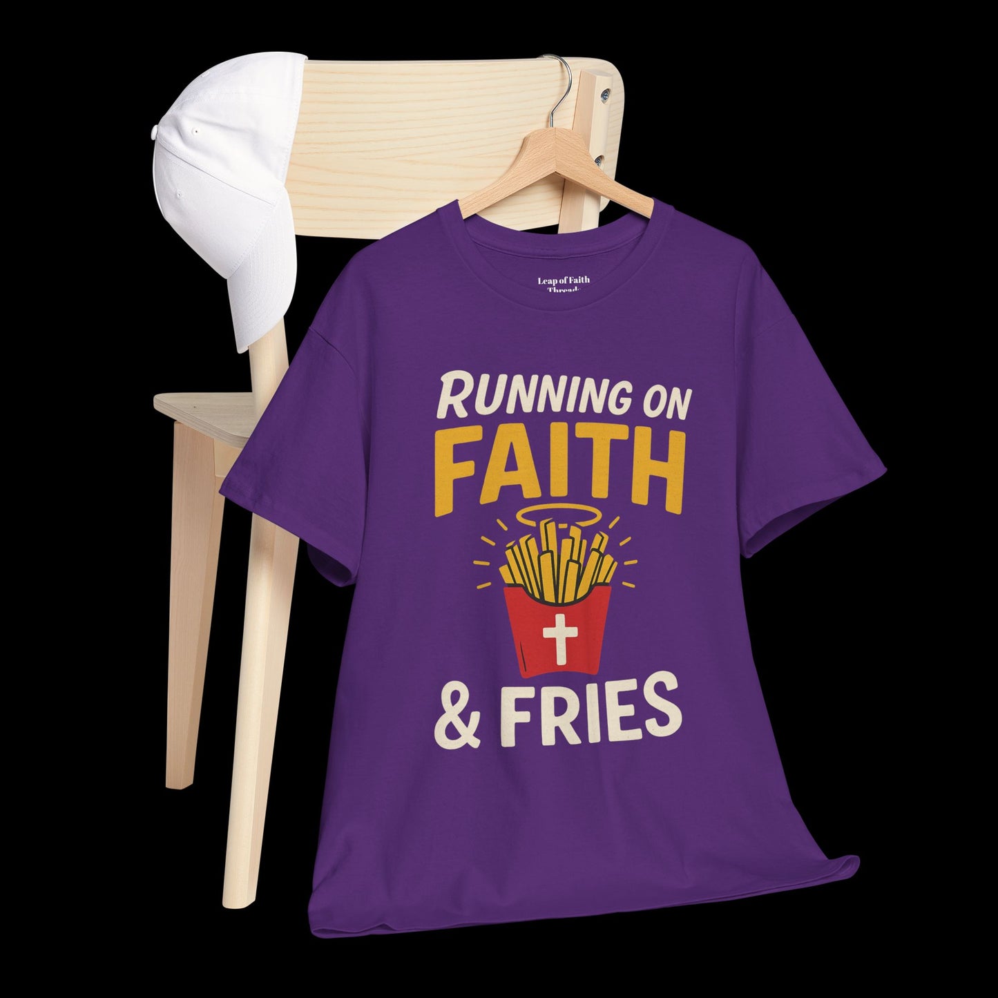 Running on Faith and fries T Shirt