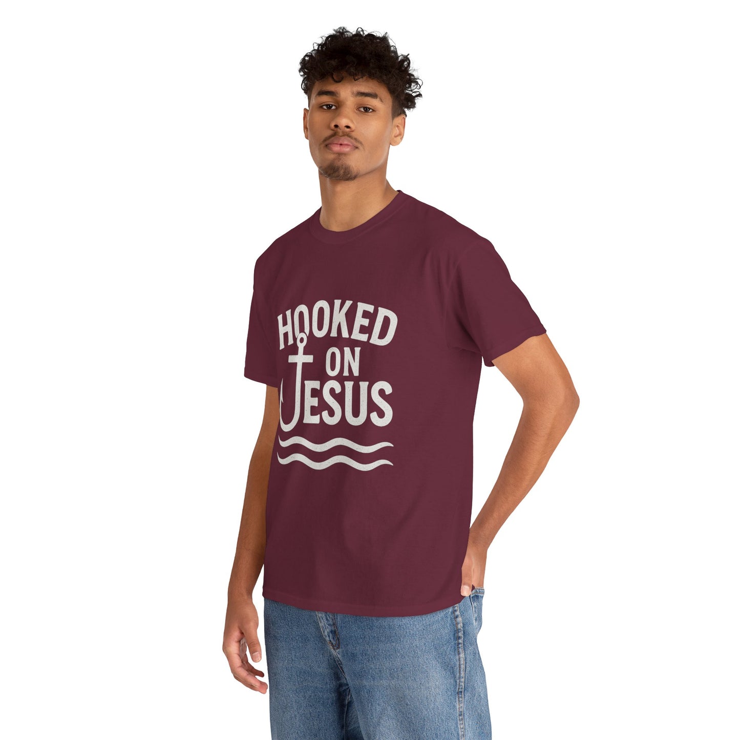Hooked on Jesus Unisex Tee