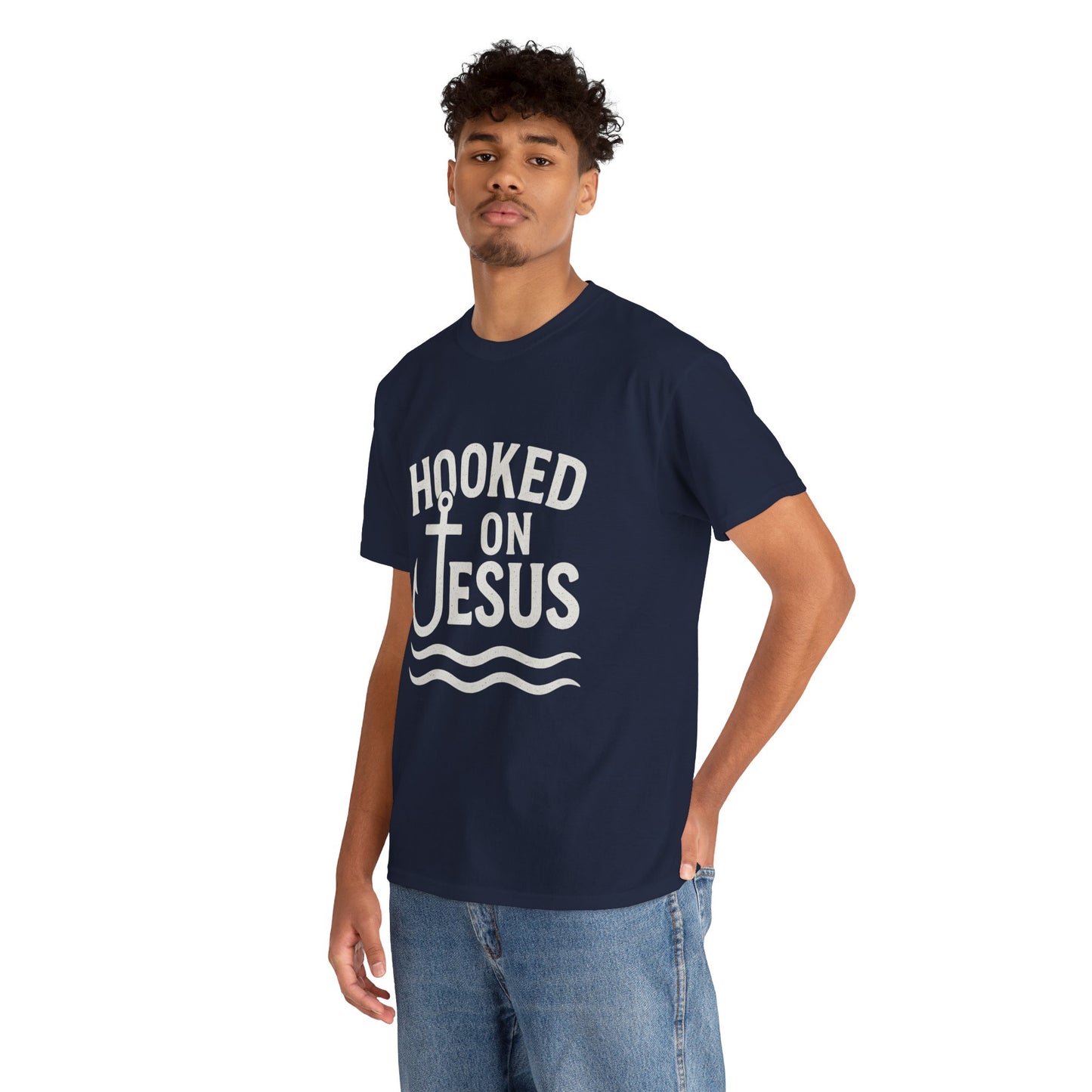 Hooked on Jesus Unisex Tee