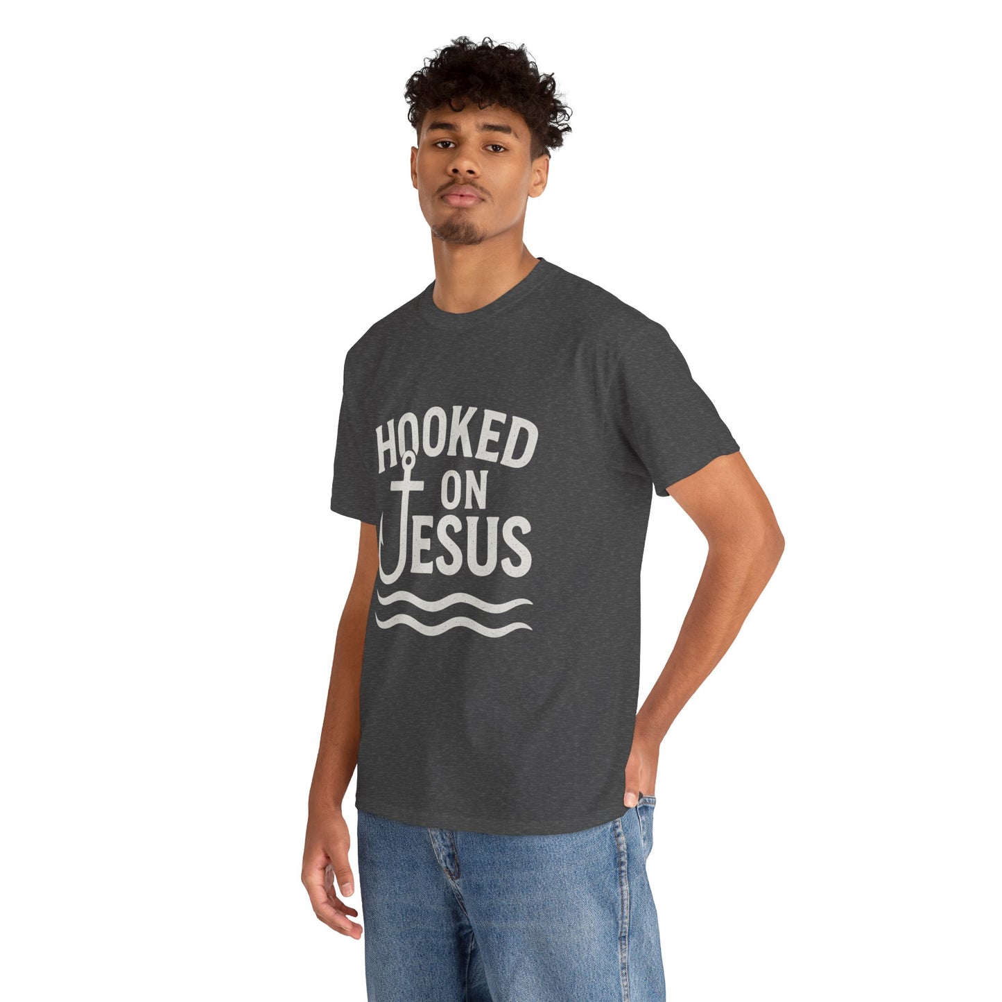 Hooked on Jesus Unisex Tee