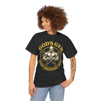 God's Gym - Iron Sharpens Iron Unisex Tee