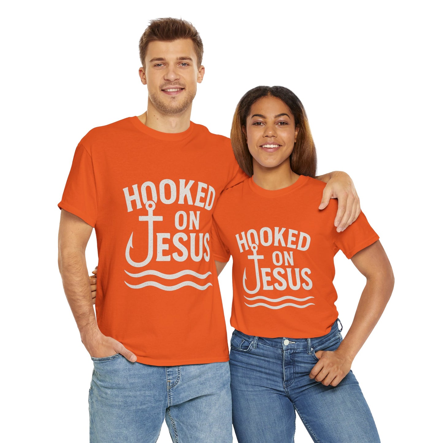 Hooked on Jesus Unisex Tee