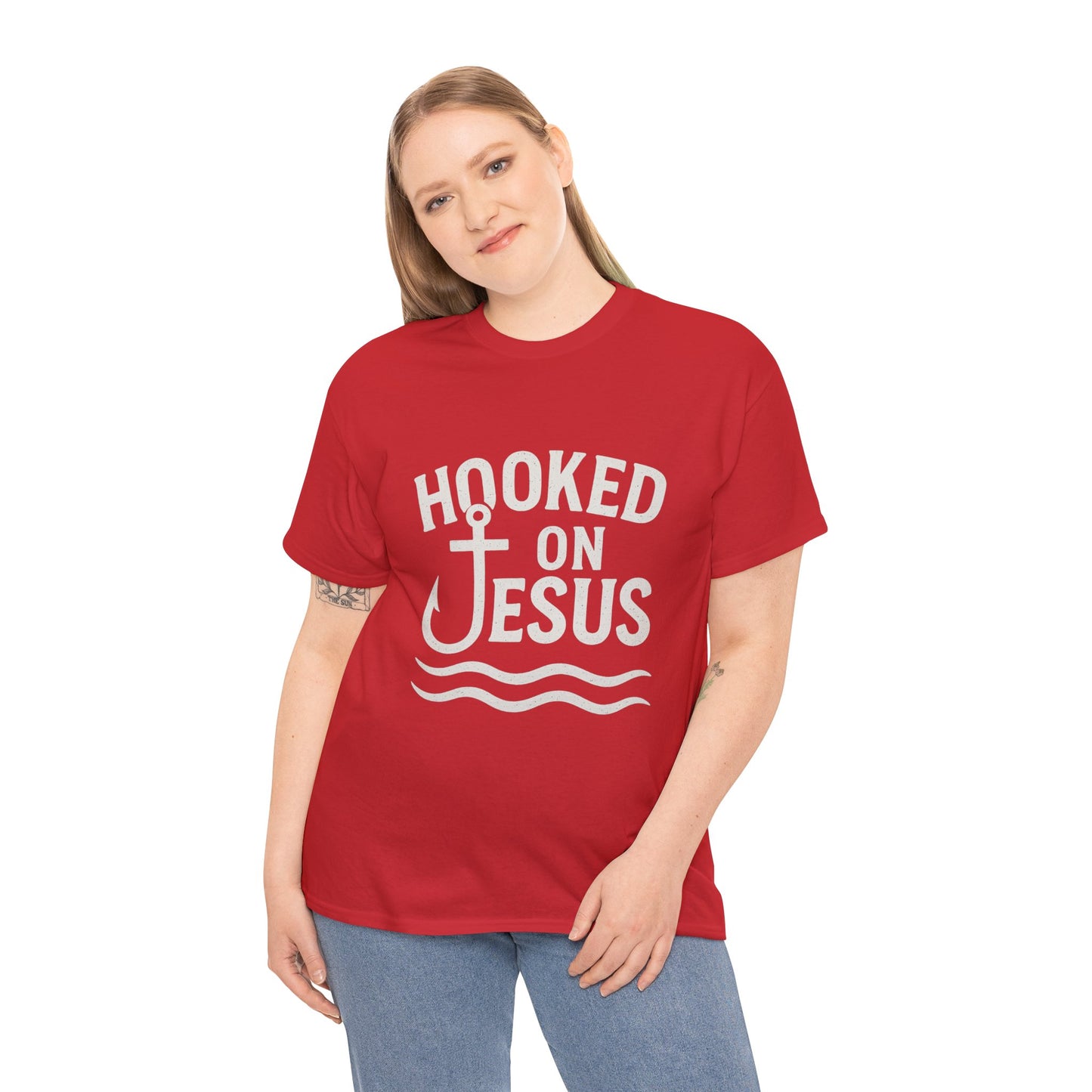 Hooked on Jesus Unisex Tee
