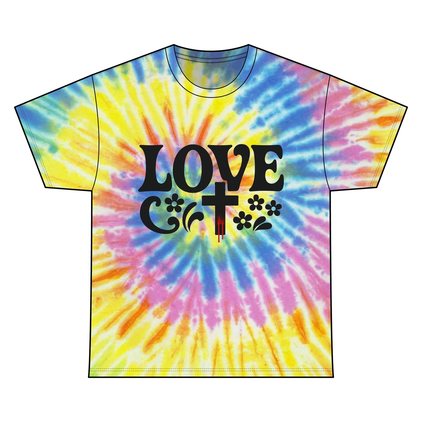 Love Tie Dye Unisex Tee