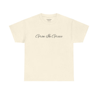 Grow in Grace Floral Scripture Tee – 2 Peter 3:18