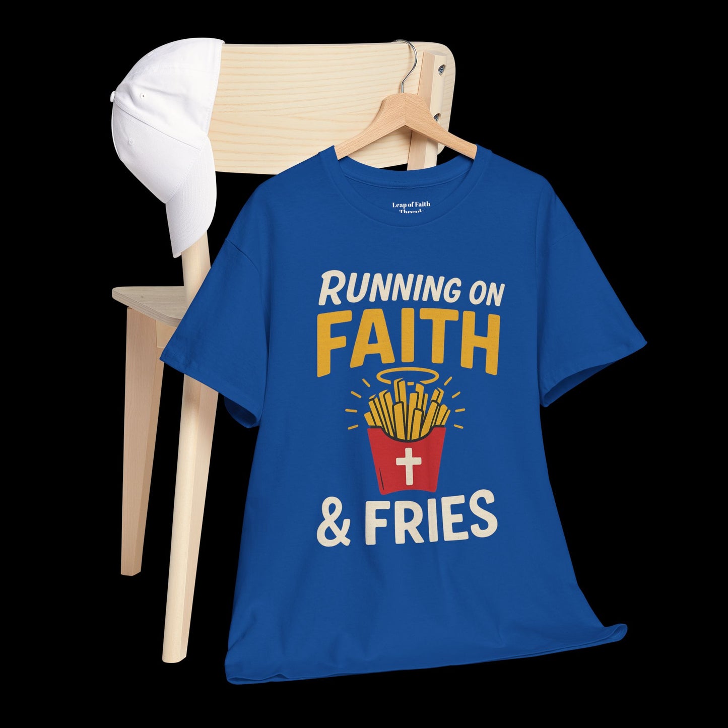 Running on Faith and fries T Shirt