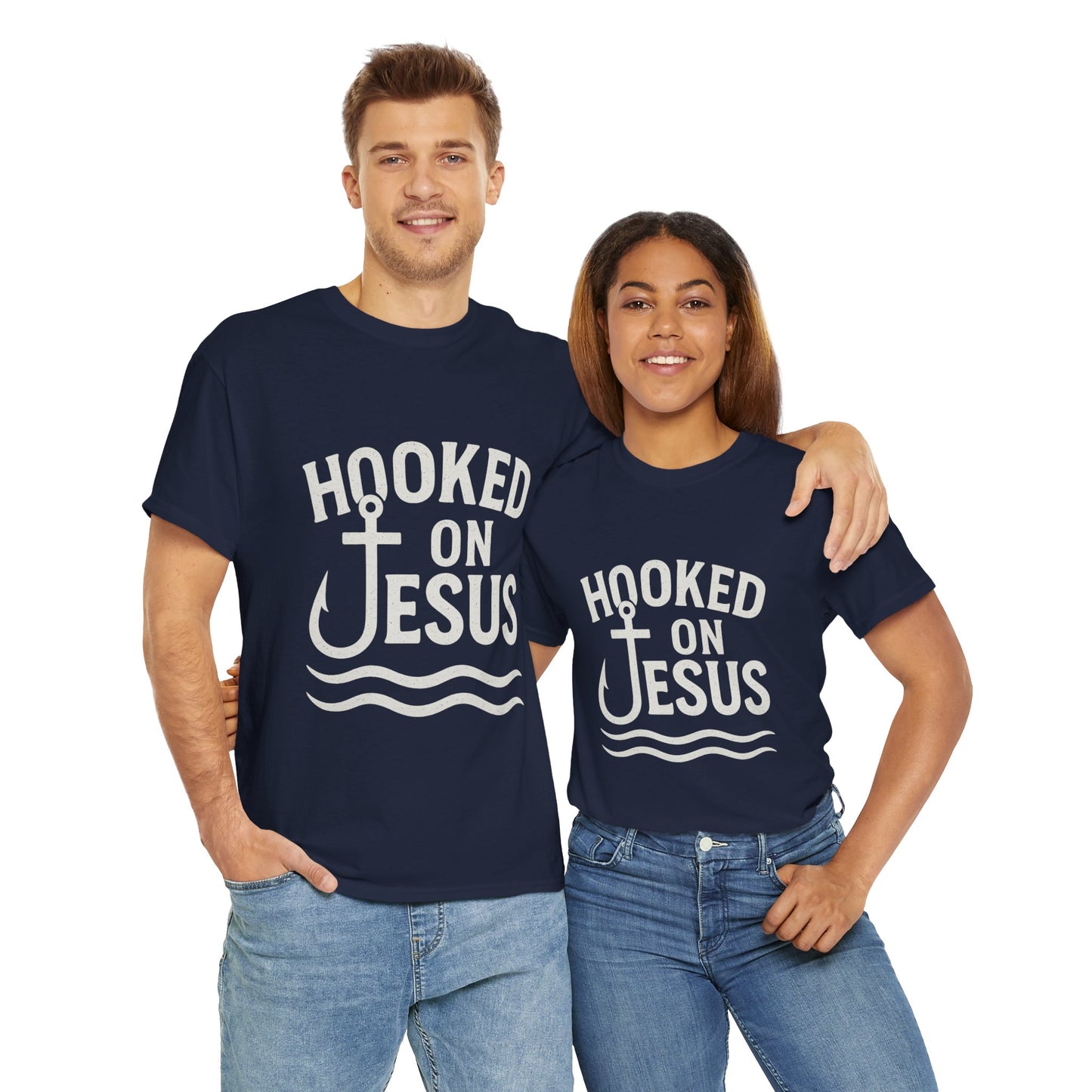 Hooked on Jesus Unisex Tee