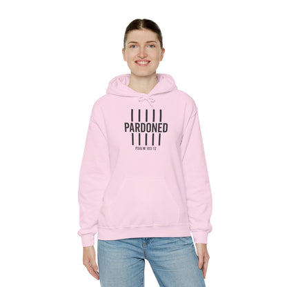 Pardoned Unisex Hoodie Psalm 100:12