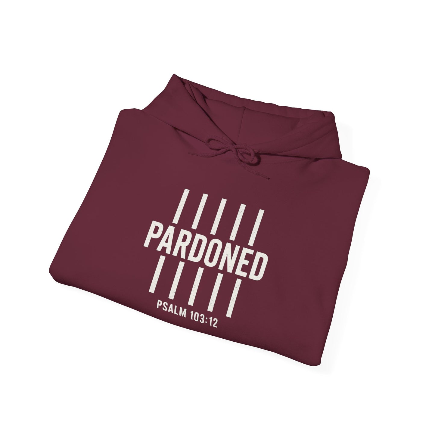 Pardoned Unisex Hoodie Psalm 100:12