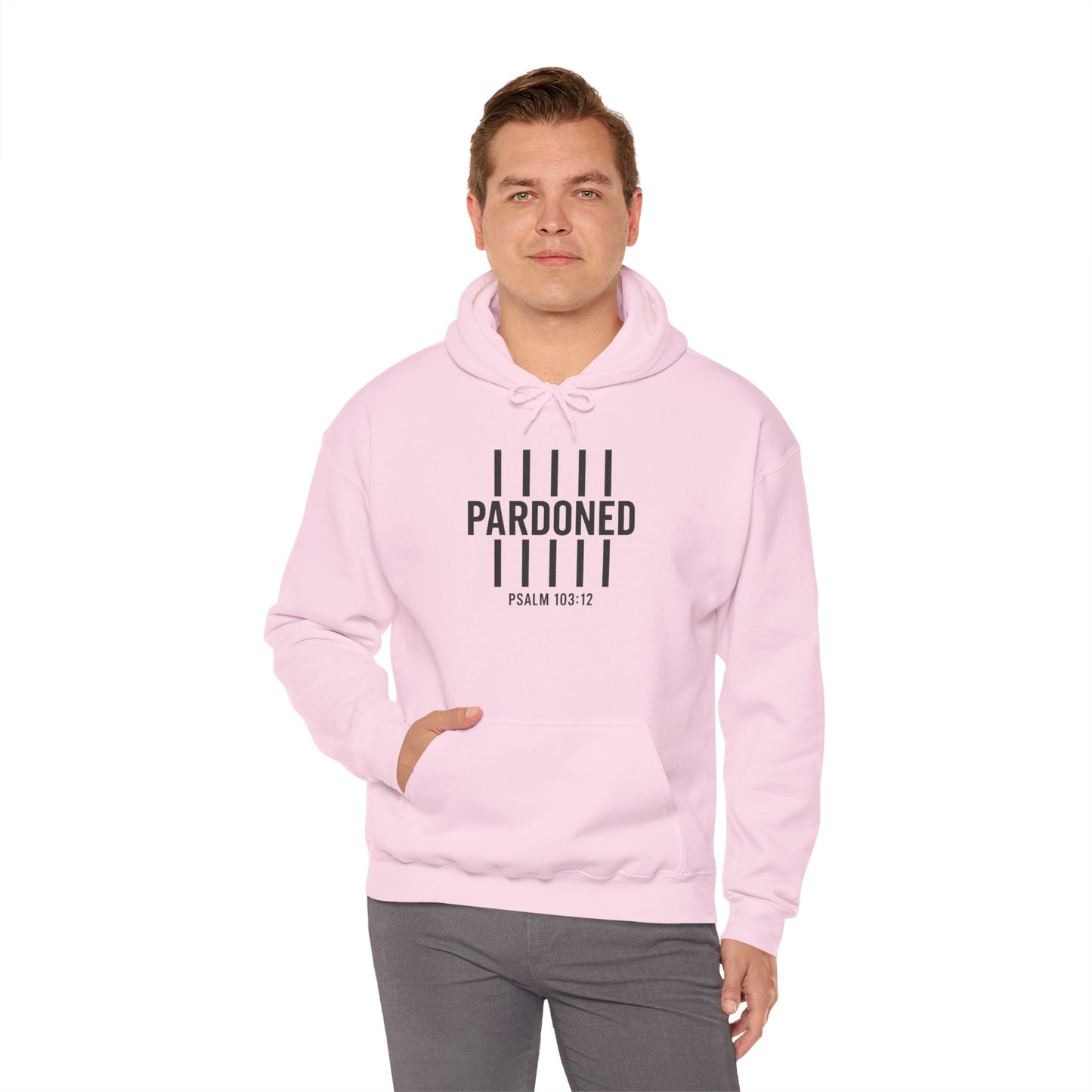 Pardoned Unisex Hoodie Psalm 100:12