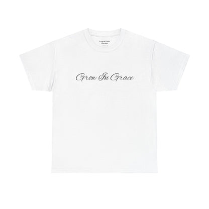 Grow in Grace Floral Scripture Tee – 2 Peter 3:18