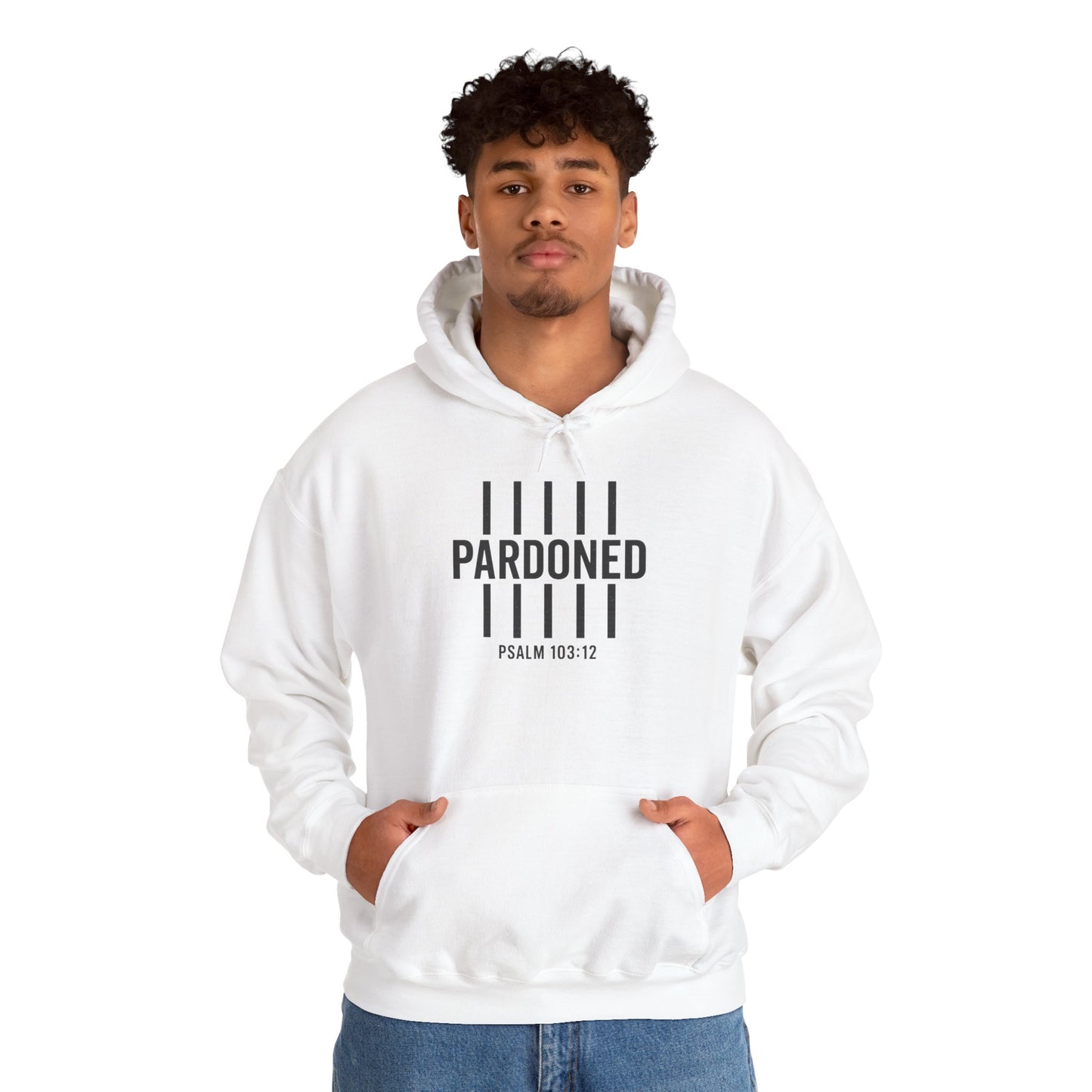 Pardoned Unisex Hoodie Psalm 100:12