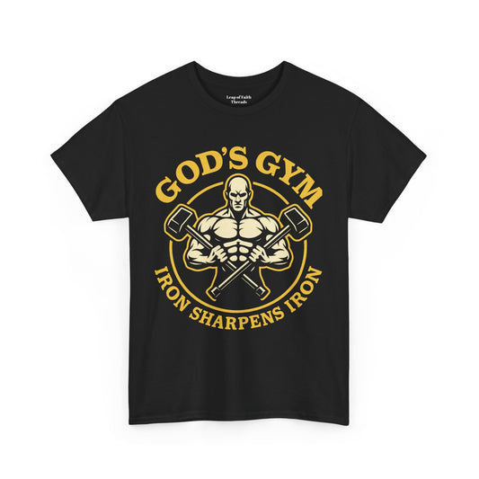 God's Gym - Iron Sharpens Iron Unisex Tee