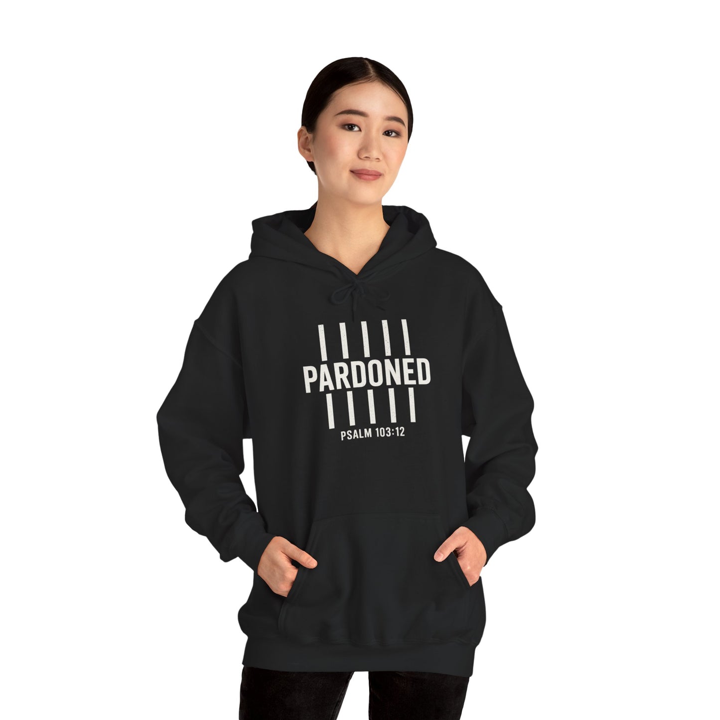 Pardoned Unisex Hoodie Psalm 100:12