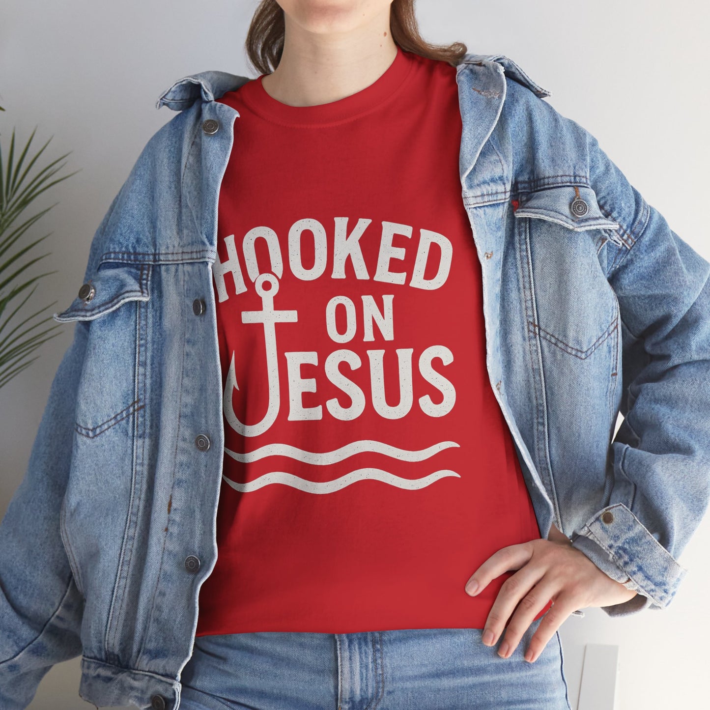 Hooked on Jesus Unisex Tee