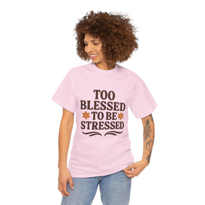 Too Blessed to Be Stressed Unisex T-Shirt