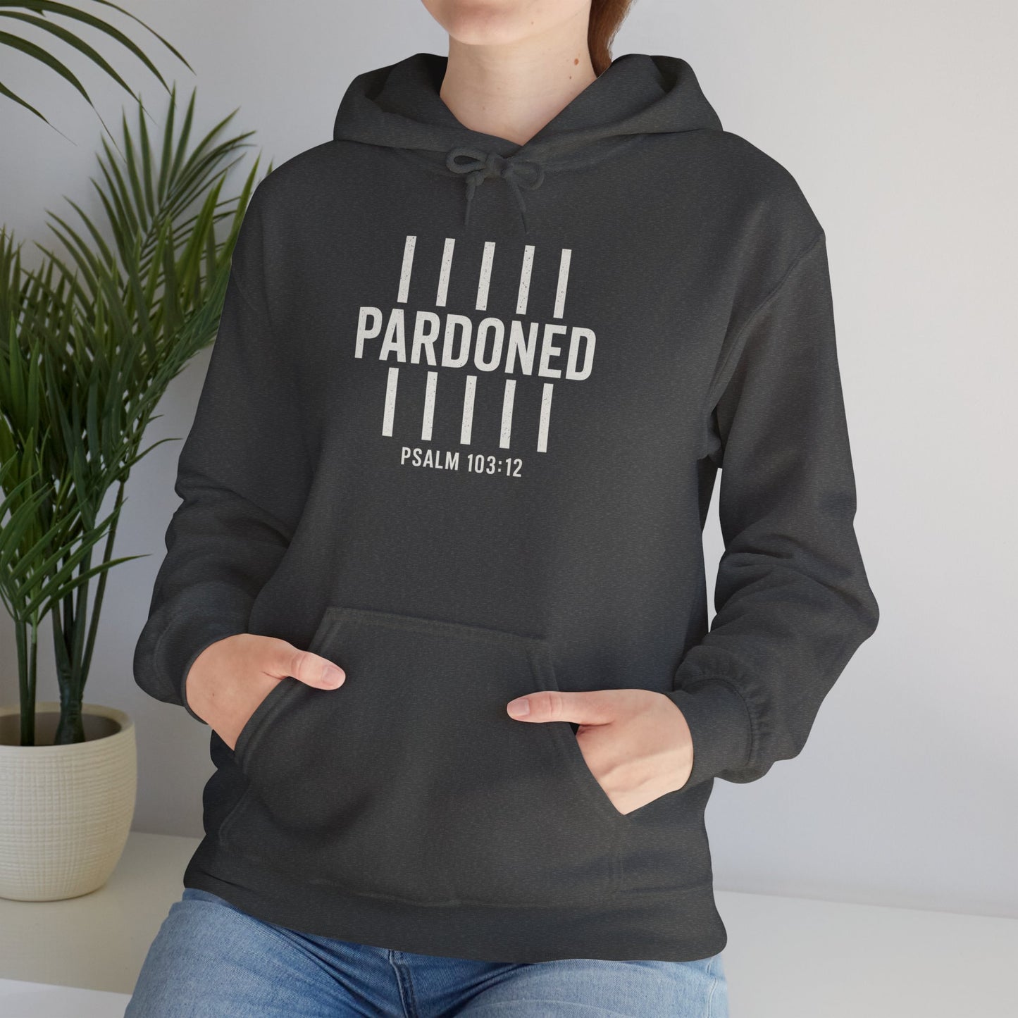 Pardoned Unisex Hoodie Psalm 100:12