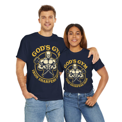 God's Gym - Iron Sharpens Iron Unisex Tee
