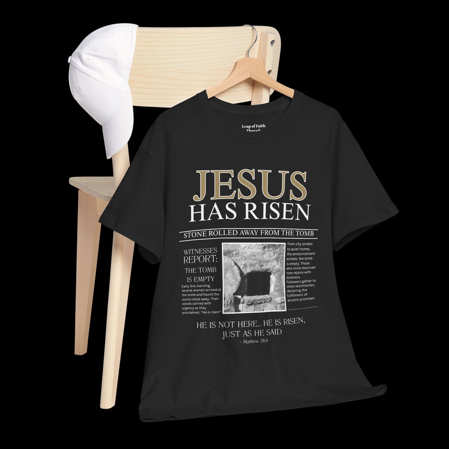 He Has Risen - Newspaper Unisex Tee